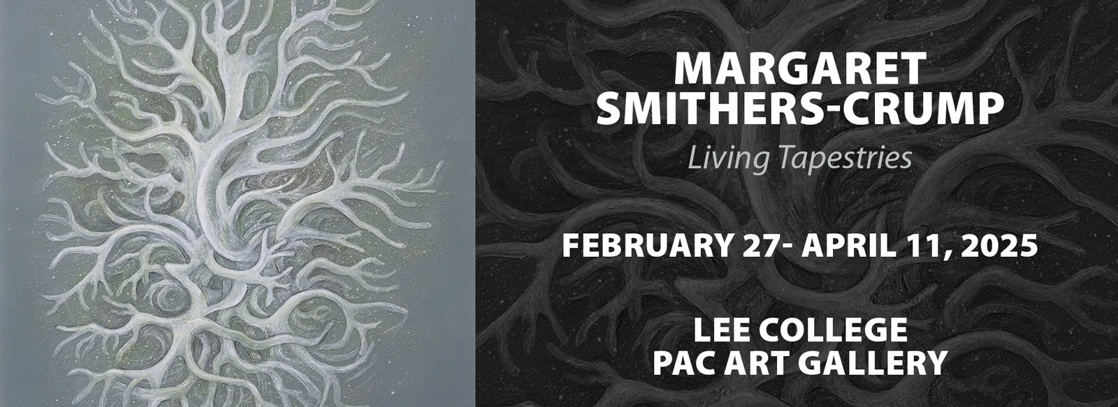 Margaret Smithers-Crump living tapestries. February 27 through April 11, 2025. Lee college performing arts center gallery