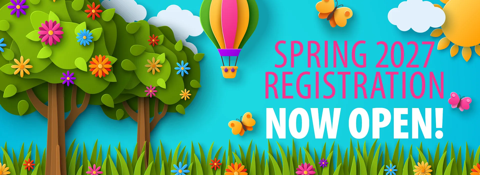 2026 Spring Registration Now Open!